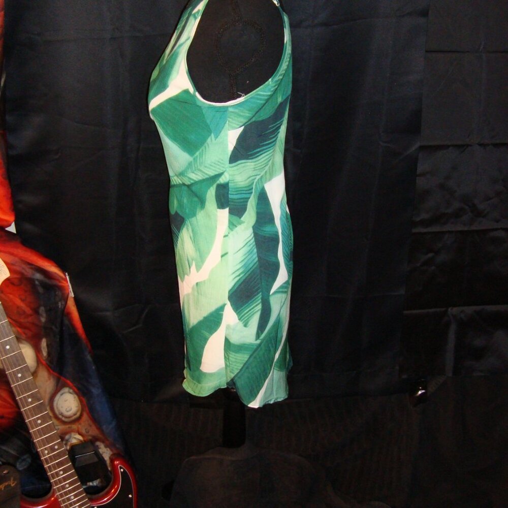 Leaf Pattern Summer Dress - image 2